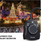 TiFFCOFiO Outdoor Christmas Light Timer, Dusk to Dawn Sensor Countdown, Outdoor Timers for Electrical Outlets Waterproof, 2 Grounded Outlets for Christmas Lights, 15A 1/2HP, CSA Listed (2 Pack)