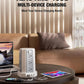 Power Strip Surge Protector, 10 Ft Extension Cord with 12 AC Multiple Outlets 4 USB (1 USB C), SMALLRT Power Tower Desktop Charging Station (White, 10 FT)