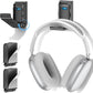 Headphone Stand, Wall Mount Headset Hanger, Gaming Headphone Holder Hook Clip, Foldable Headset Stand Desk Holder for PC Earphone Accessories, Black(2 Pack)