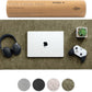Nordik Large Felt Desk Mat – Timber Moss Green – 35 x 17 inch – Computer Desk Mat – Keyboard and Mouse Pad – Large Desktop Felt Pad