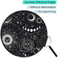 ITNRSIIET Round Mouse Pad with Stitched Edge Premium-Textured Waterproof Non-Slip Rubber Base Desktop Protection Mat Diameter 8.7 inches, Sky Spirit
