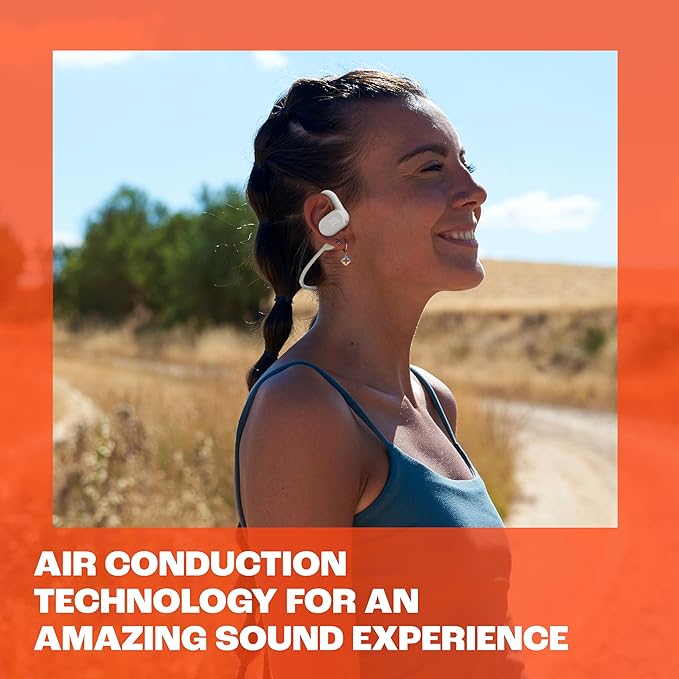 JBL SoundGear Sense - True Wireless Open-Ear Headphones, JBL OpenSound Technology, Splash and dust Resistant, 4 mics for Crisp, Clear Calls, Up to 24 Hours of Battery Life, Plus Speed Charge (Black)