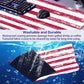 American Flag XXL Extended Mouse Pad, Patriot Large Laptop Pad, Waterproof, Non Slip, Gaming Office and Home Stitching Edge Table Pad 35.4 x 15.7 x 0.12 Inches