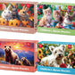 4 Packs 100 Piece Puzzles for Kids Ages 4-6 - Lovely Animals Large Piece Jigsaw Puzzles for Seniors Educational Toys Gifts Kids Puzzle for 4 5 6 7 8 9 Year Olds Boys Girls