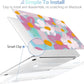 MEEgoodo Case for MacBook Pro 13 inch Case 2022 2021 2020 New A2338 M2/M1 A2251 A2289, Laptop Hard Shell with Keyboard & Camera Cover Compatible with 13 inch MacBook Pro, Art Plants Floral