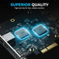 SABRENT PCIe 3.0 x4 Add-in Card with 10GbE and 3X M.2 NVMe SSD Slots, Tool-Free Aluminum Heatsink, Supports 2230/2242/2260/2280, No Bifurcation Required, NAS/Server/PC Compatible (EC-PM2L)