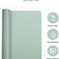 YSAGi Leather Desk Protector, Office Mat, Large Mouse Mat, Non-Slip PU Leather Blotter, Laptop Desk Pad, Waterproof Writing Pad for Office and Home (Pale Green, 35.4" x 17")