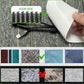 Floor Cable Covers - 10ft Oxford Fabric Cord Protector with Adhesive Hook & Loop,Waterproof Wire Storage Sleeve for Any Floor Surface,Durable Cable Management to Prevent Tripping Hazards (White, 10ft)