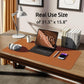 YSAGi Leather Desk Pad Protector, Office Desk Mat, Large Mouse Pad, Non-Slip PU Leather Desk Blotter, Laptop Desk Pad, Waterproof Desk Writing Pad for Office and Home (Brown, 31.5" x 15.8")