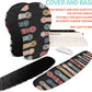 2-in-1 Ergonomic Set, Wave Rise Keyboard Wrist Rest and Massage Bulge Slope Mouse Pad Wrist Support, Cushion Memory Foam Integrated to Relieve Wrist Pain, Multicolour Cat Claws