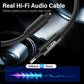 Elecan Mini Toslink to Toslink Digital Optical S/PDIF Audio Cable 15 Ft, Gold Plated Soft Flexible Fiber Optic Cable,Signal Protection PVC,Surround Sound for Soundbar,Home Theater,Hi-Fi System+Ties MI