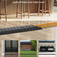 VEVOR 1 Pack Drop Over Cable Cover, 2 Channel Heavy Duty Cable Hose Protector Ramp, 38.3'' Floor Cord Cover, 17,500 lbs/Axle Load Capacity, for Traffic Areas, Indoor, Outdoor, Home, Office, Warehouse