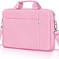 Ferkurn Laptop Bag Case for Women Men Computer Bag Compatible with HP Envy Pavilion Omen/LG Gram/MSI/Dell Inspiron XPS/Lenovo/Acer, Shoulder Strap Carrying Messenger Briefcase, Pink, 15.6 16 Inch