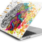 Batianda Premium Case for New MacBook Air 15 inch 2025 2024 2023 with M4 M3 M2 Chip, Designed Protective Plastic Hardshell & Keyboard Cover & Screen Protector, Innovative Brain