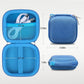 Lacdo Hard Drive Carrying Case for Crucial X10 / Crucial X9 Pro / X9 / X10 Pro SSD 1TB 2TB 4TB 6TB 8TB Portable External Solid State Drive, Hard EVA Shockproof Water Repellent Storage Travel Bag, Blue