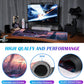 Digital Anime City Night View Office Art Desk Mat, Female Aesthetic Style Oversized Stitched Edge Laptop Keyboard Desk Mat 35.4 x 15.7 x 0.12 Inches