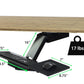 Uncaged Ergonomics KT2-b Under-Desk Adjustable Height & Angle Sit to Stand Up Keyboard Tray with negative tilt Best standing desk computer keyboard holder drawer