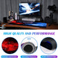 Large Extended Gaming Mouse Pad with Stitched Edges, Non-Slip Waterproof Rubber Base Mouse Pad for Office, Computer, Keyboard, Laptop and Home Desk Pad 35.4 x 15.7 x 0.12 Inch (Colorful Starry Sky)