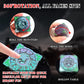 Spinner Dice 7-in-1 Metal DND Set – Premium Copper RPG Dice with 3D Monster Reliefs, Gyro Spinner & Collector’s Box for D&D,Chameleon Purple