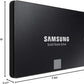 Samsung 870 EVO SATA III SSD 1TB 2.5” Internal Solid State Drive, Upgrade PC or Laptop Memory and Storage for IT Pros, Creators, Everyday Users, MZ-77E1T0B/AM
