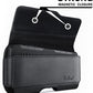 DeBin Holster for Samsung Galaxy Ultra Models s25 s24 s23 s22 s21, Note 20, A13, A32, A02s A03s, A12 A11 A71 A13 Cell Phone Belt Holder Clip Case Pouch Cover (Fits Protective Case on) Black