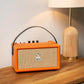 Orange Box - Portable Bluetooth Speaker Delivering Studio Audio Sound, 15M Range, 50W RMS Power, Long Battery Life, iOS & Android Connectivity - Great for Picnics, Festivals, BBQs and Holidays