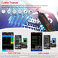 Multifunction RJ45 Network Caber Tester, 4" IPS Touch Screen UTP Cable Tester,Rechargeable Ethernet Cable Tracer,Support Network Tools, POE++ Detect,Cable Length Meter,RJ45 TDR Test, NCV,PD Power,FTP