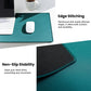 ALOANES Waterproof Mouse Pad, XXXL Gaming Keyboard Pad with Anti-Slip Base, Grain Jacquard Surface, Extend Desk pad for Gamer, Office & Home, Green Mousepad 40cm x90cm x0.3cm
