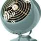 Vornado VFAN™ Mini Fan, Classic Vintage Fan, Retro Metal Air Circulator, For Desk & Bedside, 2 Speeds, Adjustable Tilt, Personal Cooling with Targeted Airflow, Quiet Fan, Green