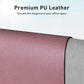 Aothia Leather Desk Pad Protector, Mouse Pad, Office Desk Mat, Non-Slip PU Leather Desk Blotter, Laptop Desk Pad, Waterproof Desk Writing Pad for Office and Home (Dark Pink,36" x 17")