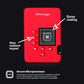 iStorage diskAshur2 SSD 256GB Red| Secure portable solid state drive | Password protected | Dust & water resistant | Hardware Encryption