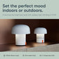 Kooduu Sensa Play Bluetooth Speaker Light with Sound by JBL - Cordless, Rechargeable Speaker & Light with Touch Control for Indoor/Outdoor Use, White