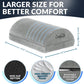 ComfiLife Foot Rest for Under Desk at Work – Adjustable Height Memory Foam Foot Stool for Under Desk, Office Chair & Gaming Chair – Ergonomic Footrest for Back & Hip Pain Relief (Gray)