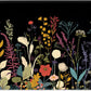 ITNRSIIET Mouse Pad with Stitched Edge Premium Textured Smooth Precise Operation Waterproof Washable Non-Slip Rubber Base Desktop Protection Mat, 10.2×8.3×0.12 inches, Pretty Flowers Plants