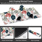 Watercolor Flowers Desk Mat,Large Colorful Floral Gaming Keyboard Mouse Pad,Non-Slip Rubber Base Desk Pad Thick Stitched Edges Waterproof Mousepad Mouse Mat 31.5"x11.8"