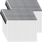 AUSTARK 20 Pcs Zipper File Bags, Plastic Mesh Pouch, Board Game Storage Bag, Waterproof Bags for Office School (A3 Size 16.9''x12'', White and Black)