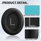 Replacement Ear Pads for Bose QuietComfort 45 (QC45)/QuietComfort SE (QC SE)/Quiet Comfort Headphones, Ear Cushions, Headset Earpads, Ear Cups Cover with Soft Protein Leather (Black)