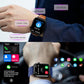 Advanced Health Smartwatch for Women Men with Real-Time Monitoring of Heart Rate, Blood Oxygen, Body Temperature, Blood Pressure, Sleep Quality and Stress Levels.Always-On Display (Blue)
