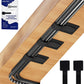 80PCS Hook and Loop Cable Ties, Hook and Loop Cable Straps, Under Desk Cable Management, Adhesive Cable Clips, Sticky-Back Cord Organizer for Desk, Household & Office Organization (Black)