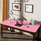 YSAGi Leather Desk Protector, Office Mat, Large Mouse Mat, Non-Slip PU Leather Blotter, Laptop Desk, Waterproof Writing Pad for Office and Home (Pink, 47.2" x 23.6")