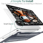 MEEgoodo Case for MacBook Pro 13 inch Case 2022 2021 2020 New A2338 M2/M1 A2251 A2289, Laptop Hard Shell Cases with Keyboard & Camera Cover Compatible with 13 inch MacBook Pro Case, Coffee