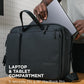 NOMATIC Laptop Bag: Slim Messenger Bag with RFID Pocket, Tech Organizer, Water-Resistant Zippers - 11-13.5L Expansion Design & Laptop Compartment for Work, Travel, or Daily Commute