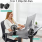 7-Inch Clip On Fan,10000mAh Rechargeable Battery Operated Desk Fan,Auto Oscillation Stroller Fan,Max 40Hrs Cooling,4 Speeds Table Fan with Sturdy Clamp for Golf Cart Office Treadmill Travel Outdoor