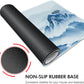 Galdas Gaming Mouse Pad XXL XL Large Long Extended Big Mousepad Non-Slip Rubber Keyboard Mouse Pad with Stitched Edges for Laptop Home Office (31.5x11.8x0.08 Inch)-Landscape