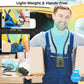 COMLIFE Portable Mini Waist Fan - Rechargeable Clip on Belt Wearable Body Fan, Max 20H Cooling, 5 Speeds 16000RPM Turbo Hands-Free Under-Shirt Neck Fan for Outdoor Jobsite Camping Traveling