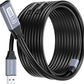 BlueRigger USB 3.0 Extension Cable (75FT, Active, 5 Gbps, In-Wall CL3 Rated, Type A Male to Female Adapter Cord) - Long USB Repeater Extender for VR Headset, Printer, Hard Drive, Keyboard, Mouse, Xbox