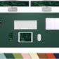 Leather Desk pad Protector, Large Desk mat with Natural Cork & PU Leather,Mouse pad,Non-Slip Office Desk Mat,Waterproof Desk Writing Pad for Office and Home (47in*23in, Dark Green)