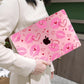 MEEgoodo Case for MacBook Pro 13 inch Case 2022 2021 2020 New A2338 M2/M1 A2251 A2289, Laptop Hard Shell with Keyboard & Camera Cover Compatible with 13 inch MacBook Pro, Cute Kiss & Love