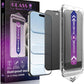 Matte Privacy Screen Protector for iPhone Air 6.5-Inch, Auto Dust Removal, 9H Anti-Spy Tempered Glass Film, Full Cover, Anti-Fingerprint, Easy Installation, 2 Pack