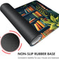 Galdas Gaming Mouse Pad XXL XL Large Long Extended Big Mousepad Non-Slip Rubber Keyboard Mouse Pad with Stitched Edges for Laptop Home Office (31.5x11.8x0.08 Inch) -Books